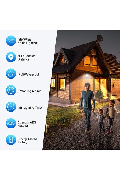 AWH Wireless IP 65 Waterproof 42 LED Solar Lights - Pack of 10/3 Working Mode