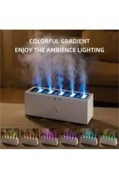 HZL Rahatlatan, Sessiz Çalışan, Nefes Aldıran 900ML Ultrasonik, Renkli Aydınlatmalı Nemlendirici