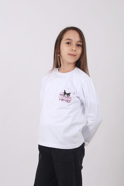 çiko kids Kuromi Printed Girl's Crew Neck Cotton Sweatshirt