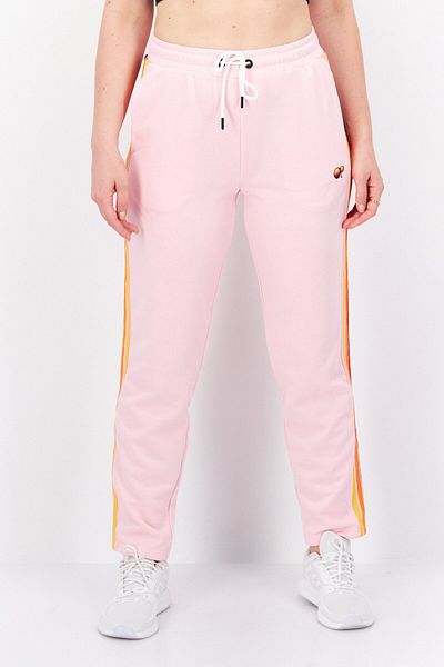 Ocean Pacific Women Drawstring Embroidered Logo Sweatpants, Pink