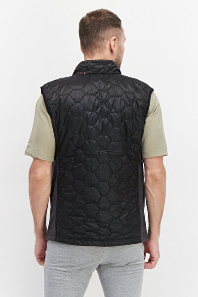 Puma Men Sportswear Fit Cloudspun Quilted Vest Jacket, Black