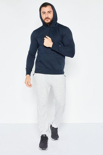 Champion Men Sportswear Fit Long Sleeves Outdoors Sweatshirts, Navy