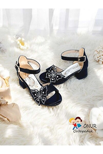 Onur Ortopedik Eleganta rochie de seara cu sclipici pentru fete pantofi cu toc