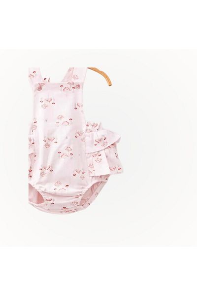 For My Baby Girl's Ruffled Salopette