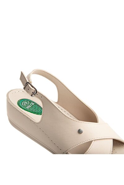 Muya Sandale de damă İngane cu talpă anatomică cu gel pentru toc