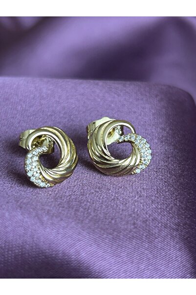 lavanderopa Espiral Çelik Küpe