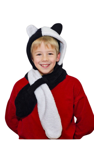 İpek Tekstil Hat and Scarf in One with Blocking Cold Ear and Throat Cold