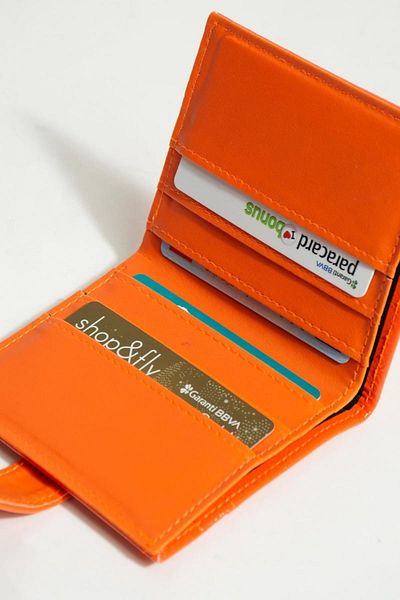 UCCELLO Faux Leather Wallet with Card Holder Detail and Paper Money Compartment