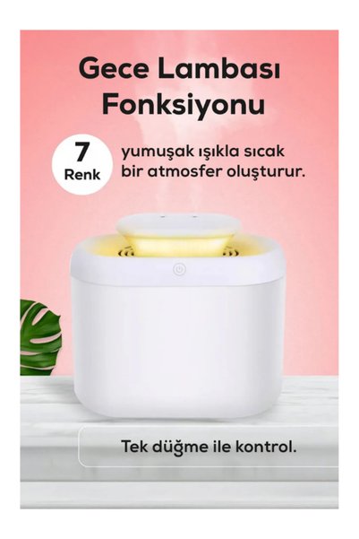 Golden Tech Quiet and Effective 3.3L Capacity Air Humidifier and Steam Diffuser with Led Lighting