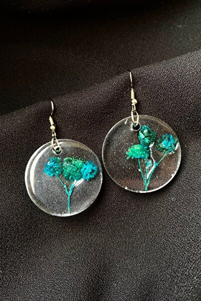 LuArte Epoxy Flower Earrings