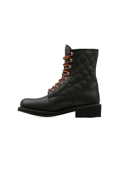 Harley Davidson New Worker Black Leather Boots & Bootie