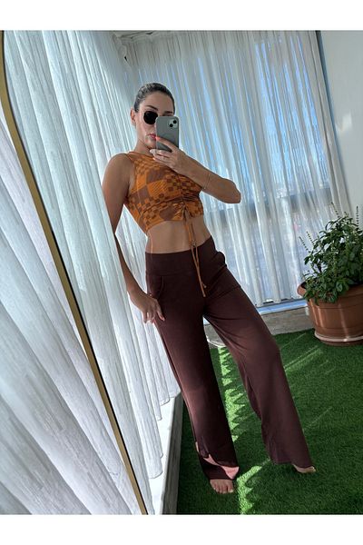 NESLİHAN KOCA BOUTİQUE Corsage Belted Pants