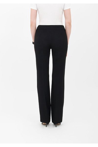 G-Line High Waist Pipe Leg Maxi Length Trousers