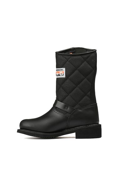 Harley Davidson Laconia 644 Black Leather Boots & Bootie Boots