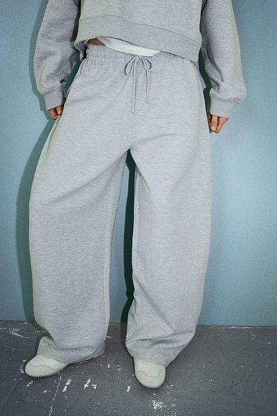 Bershka Plush Barrel Trousers Ramadan