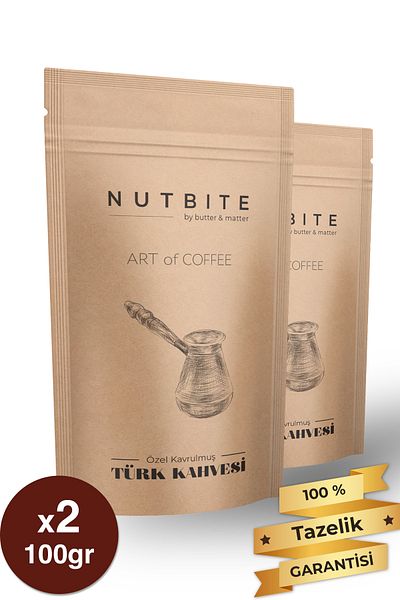 NUTBITE Premium Turkish Coffee 200Gr (2 Eagles) Special Roasted Art of Coffee