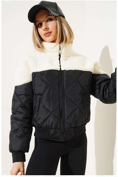 Lotus Short Coat Plush+Inflatable Detail
