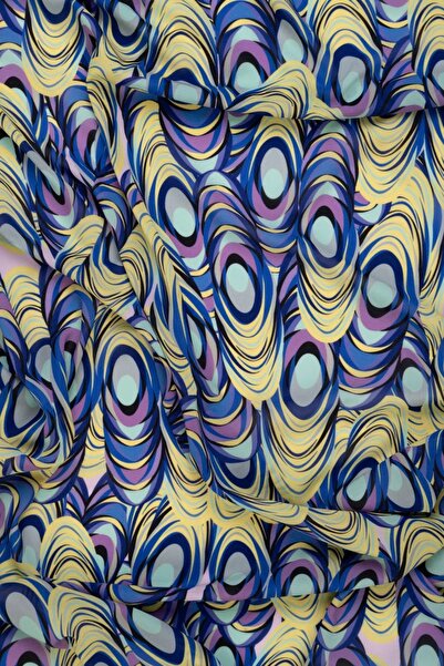 DELMARVOGUE Renkli Gözler Şal | Su