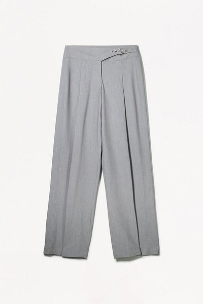 Bershka Darted Trousers With Buckle Ramadan
