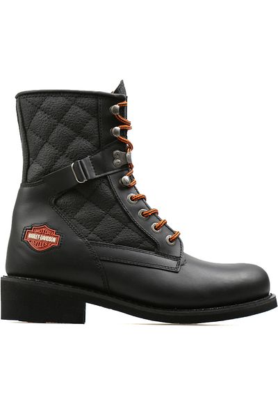 Harley Davidson New Worker Black Leather Boots & Bootie