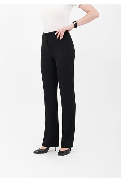 G-Line High Waist Pipe Leg Maxi Length Trousers