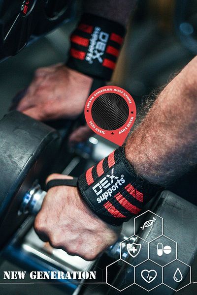 Dex Supports Fitness Weight Bracelet - Sports Wristband, Wrist Wraps, Wrist Bandage - Set of 2