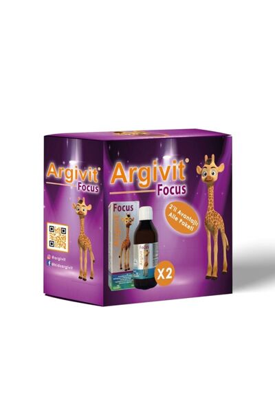 Argivit Focus Şurup 150 Ml - 2'Li Avantajlı Aile Paketi
