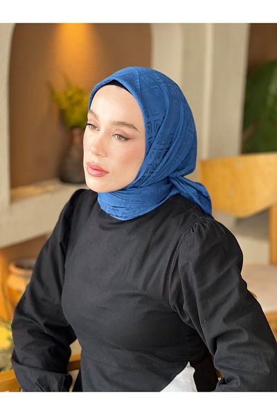 Modakaşmir Φουλάρι με έθνικ μοτίβο σειράς Silky Jacquard