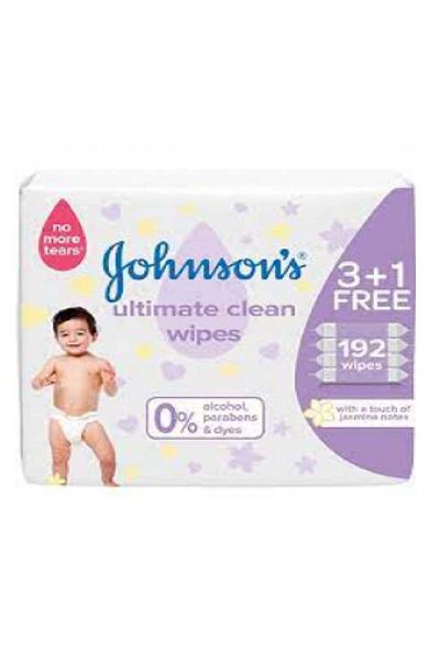 Johnson's Johnson's Wipes 48 Large Perfect Clean Move 3 Get 1 Free