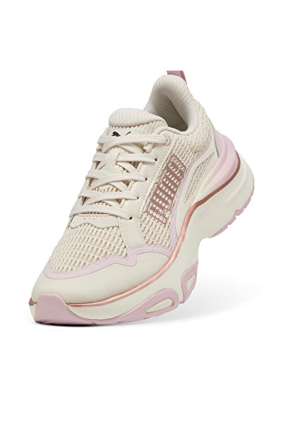 Puma Softride Divine Metal Kadın Bej Koşu Ayakkabısı 31016704