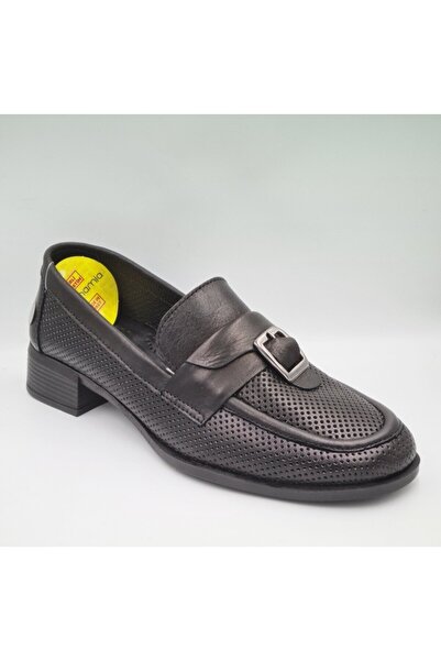 Mammamia D25YA-7295 Чорні жіночі класичні черевики з натуральної шкіри на тов...