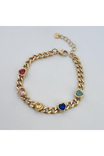 Venus Design Çelik Kalpli Bileklik