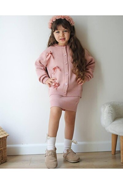 ELONKİDS Kurdele Triko Etekli Takım