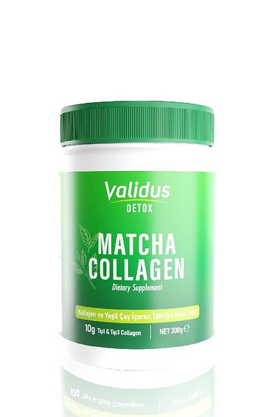 Validus Collagen Peptides + Matcha Powder 300 g