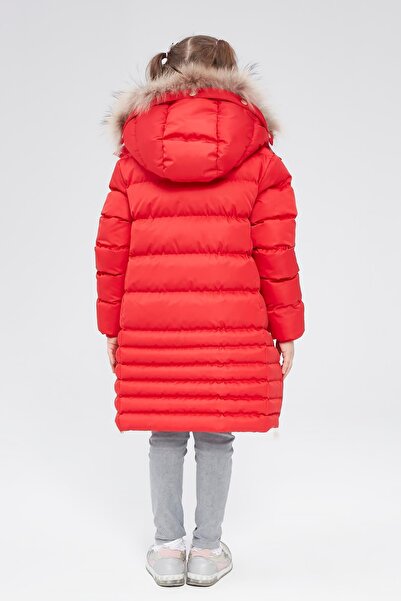 Benittokids Girl's Natural Fur Coat 51301