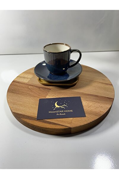 Madame Coco Hiver 2-Person Coffee Cup Set - Indigo