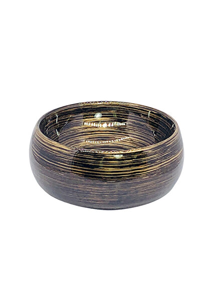 arvitsa Parlak Antik Yuvarlak Seramik Tezgah Üstü Çanak Lavabo