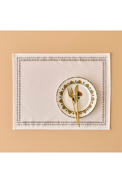 Bella Maison Tulip Cotton American Service White-Green (35X45 cm)
