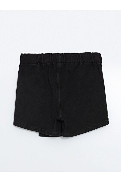 LC Waikiki Beli Lastikli Kız Çocuk Jean Şort Etek