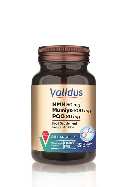 Validus NMN 50 مجم موميو 200 مجم PQQ 20 مجم - 30 كبسولة
