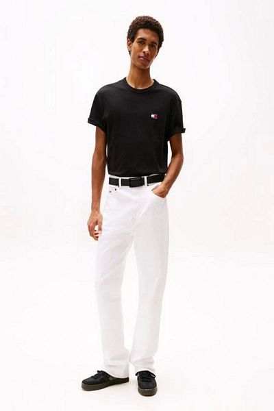 Tommy Hilfiger Pánské černé tričko 20322 Tommy jeans