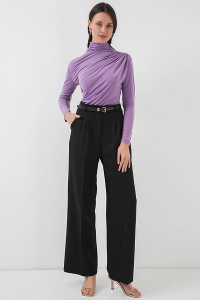Bigdart Lilac 925 Sandy Blouse - Drawstring Detail