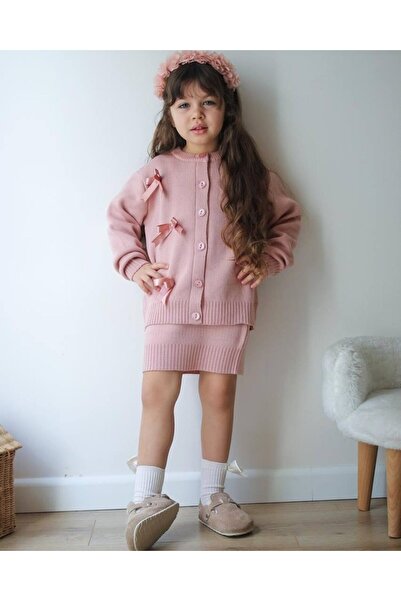 ELONKİDS Kurdele Triko Etekli Takım