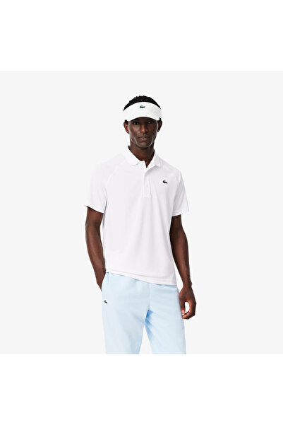Lacoste SPORT x Novak Djokovic Erkek Regular Fit Beyaz Şort