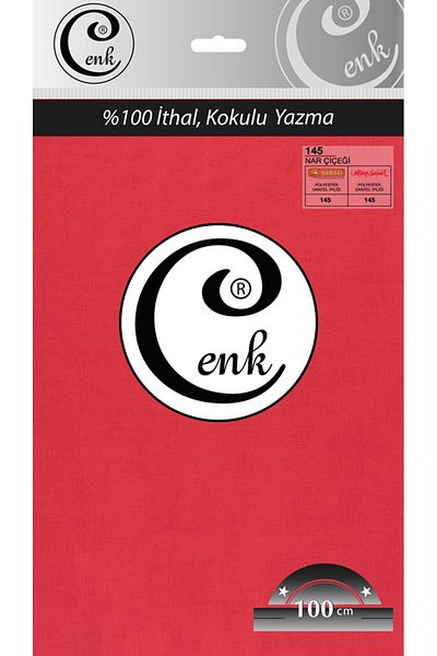 Cenk Culoare uni 100 cm Geantă de scris - 0301 - 145 - Floare de rodie