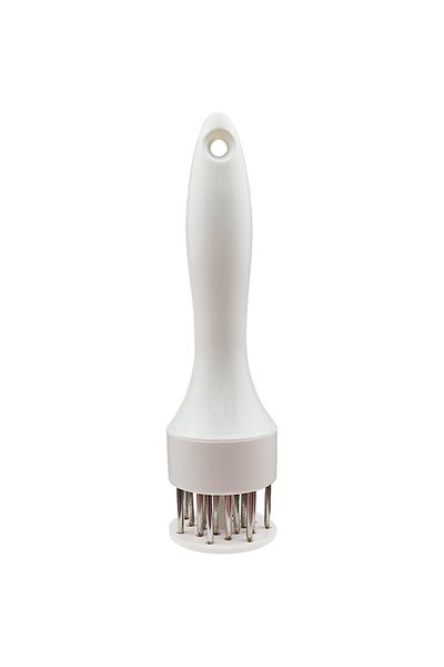 Choice White 1pc Stainless Steel Steak Meat Tenderizer Hammer Loose Meat Needle Household Punching Daily Te