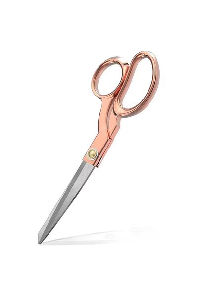 OZN AKSESUAR Rose Gold Professional Metal Tailor Scissors