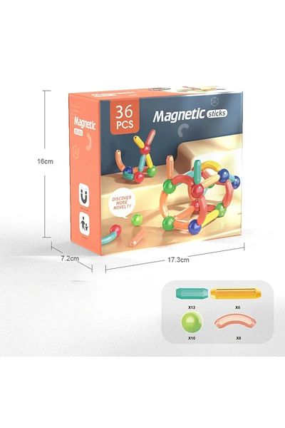 Choice 25 Pcs Assembled Magnetic Building Blocks Cube Set Early Education Toys Brain Development Puzzle for
