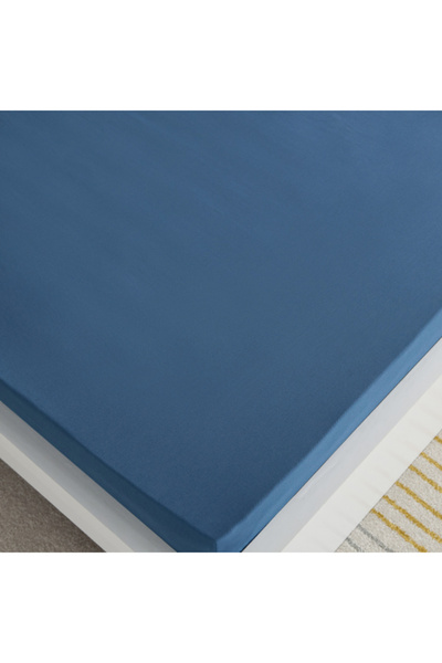 Home Box Essential Solid Cotton Single Fitted Sheet 90x200+36 cm
