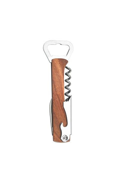 Choice Blank Wood Opener Wooden Wine Bottle Opener Groomsmen Wedding Party Gifts 4 in 1 Wine Corkscrew with